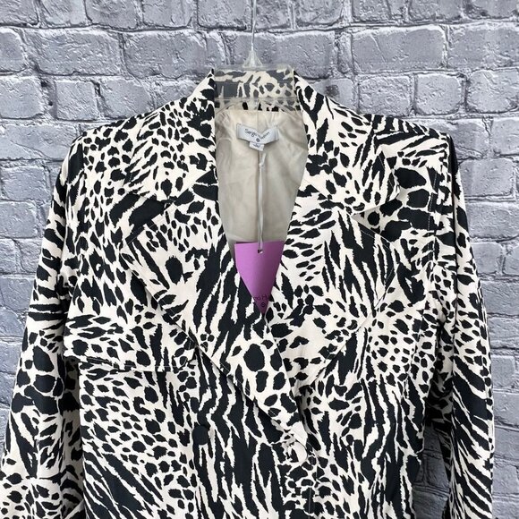 Sergio Hudson x Target Zebra Print Trench Coat Size 3X - Picture 5 of 10